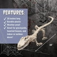 thumbnail image 3 of SCS Direct Crocodile Skeleton (2 Pack) 20" Long-Weather Resistant Yard Fall Props & Decorations-Graveyard Prop for Haunted House Party Decor and Indoor/Outdoor Use, School Classroom Decoration, 3 of 4