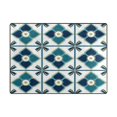 thumbnail image 5 of Yayeee Area Rugs for Living Room 6.7'x4.8' Non Slip Washable Bedroom Floor Carpet, Blue Mosaic Pattern, 5 of 5
