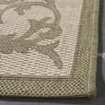 thumbnail image 4 of Safavieh Courtyard Kevin Floral Indoor/Outdoor Area Rug, Natural/Olive, 7'10" x 7'10" Square, 4 of 8