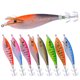 thumbnail image 3 of Anzuelos de calamar brillantes, señuelo de pesca de calamar Horizontal Artificial de 11CM/13,4G (azul), 3 of 8