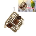 thumbnail image 4 of Neta de Mástica de Pájaros, Alfombra de Trepador de Loro Juguete Saludable de Hierba de Marina Saludable Con Hueso de Borde para El Amor, 4 of 7