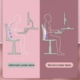 thumbnail image 4 of Lumbar Spine Reliever Lumbar Massage Relaxation Stretcher Yoga Spine Correction Stretching Back Exercise Auxiliary Lumbar (grey), 4 of 7