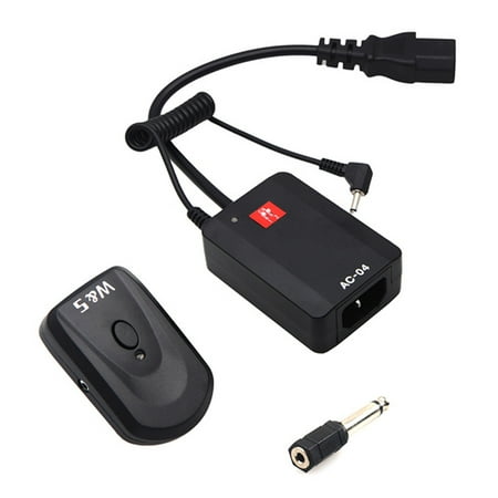 Image of Andoer Wireless Trigger System with Receiver 4 Channels with 3.5mm to 6.35mm Adapter for Photography Studio Flash