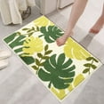 thumbnail image 5 of Elainilye Multicolor Leaf Plant Bathroom Mat, Non-Slip Absorbent Floor Rug 16x23.6in, Soft Polyester Door Mat for Bedroom, Dorm, Nursery, 5 of 6