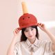 thumbnail image 2 of Sombrero con ventosa para inodoro Lohuatrd, creativo, de simulación tridimensional, para travestismo, accesorio para selfies, sombrero de peluche para Halloween, decoración para fiestas, 2 of 7