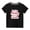 Black-D, variant on Penkiiy Toddler Kids Boys Girls Fashion Cute Round Neck Print Short Sleeve Top 4-5 Years Black