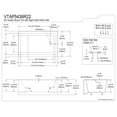 thumbnail image 3 of Aqua Eden VTAP5436R22 54" Acrylic Rectangular 3-Wall Alcove Tub, Right Hand Drain, Glossy White, 3 of 8