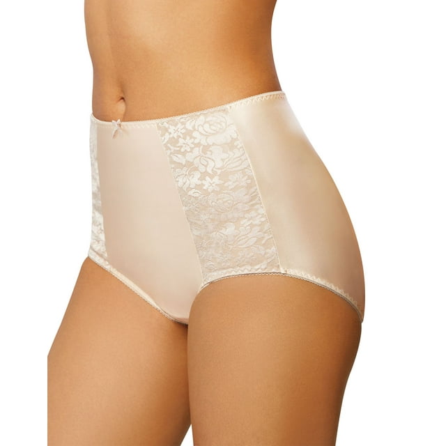 Bali Culotte Double Support pour Femmes, 8, Beige Clair