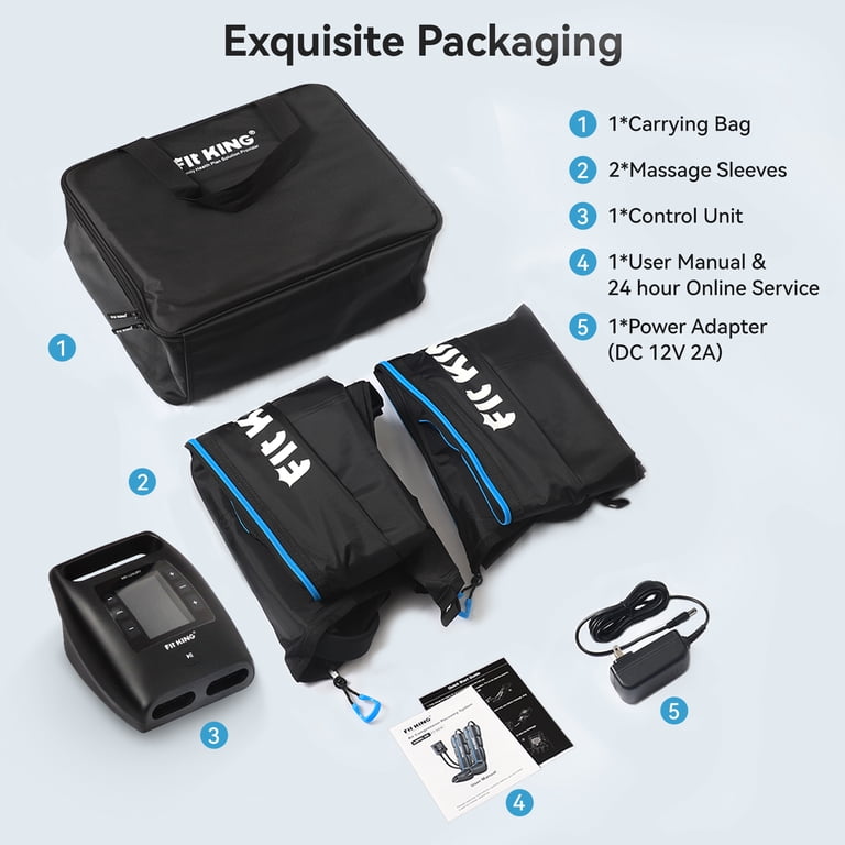 FIT KING Rechargeable Air Compression Recovery System, Full Leg