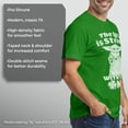 thumbnail image 6 of Men's Star Wars: The Mandalorian Grogu St. Patrick's Day Stars Luck is Strong with this One Graphic Tee Kelly Green Large, 6 of 10