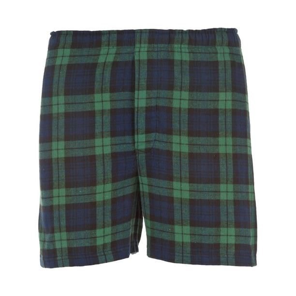 Boxercraft Size XL Mens Cotton Flannel Plaid Boxer Sleep Shorts