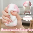 thumbnail image 4 of Bunny Squishy Toy For Stress Relief, Slow Rise Squeeze Toy With Soft Tpr Material, Cute Desk E1q0, 4 of 8