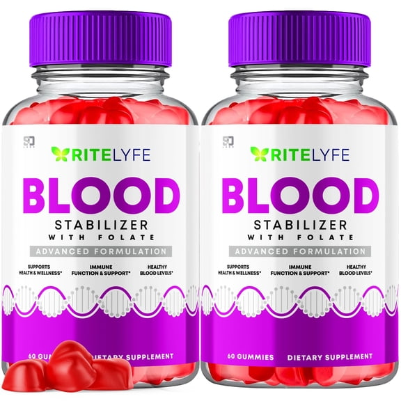 RiteLyfe Maximum Strength Blood Support Supplement 120 Gummies