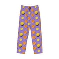 thumbnail image 4 of Xecao Yellow Lemon And Orange Men's Straight Lounge Pajama Pants: The Ultimate in Comfortable Sleepwear, 4 of 9