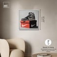 thumbnail image 4 of The Upmost Stylish Sneaker Canvas Print Sneaker Wall Art by Art Remedy, White Frame, 24 x 24, 4 of 6