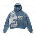 thumbnail image 4 of Sudadera con capucha Y2k, sudadera Harajuku con capucha, sudadera holgada retro de hip hop, sudadera con capucha de gran tamaño, 4 of 5