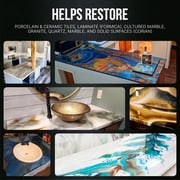 Stone Coat Countertops Art Coat DIY Epoxy Resin Kit - Zero VOCs, Extended Working Time, Food Safe and UV Resistant Resin for Alcohol Ink, Acrylic, Metallic Art Markers and Paint (1 Gallon)