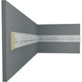 thumbnail image 5 of Ekena Millwork 1 3/4"H x 5/8"P x 94 1/2"L Flower Chair Rail (8-Pack), 5 of 6