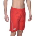thumbnail image 2 of Arena Team Line Bermuda Athletic Shorts for Men and Women Red X-Small, 2 of 5