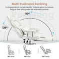 thumbnail image 6 of Premium Ergonomic Office Chair For Plus-Size Users, Executive High-Back Leather Seat With Enhanced Lumbar Support and Footrest for Home & Office, 6 of 8
