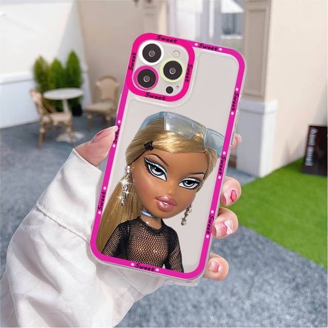 Funda de teléfono Bratz de muñeca para iPhone 11, 12, 13, Mini Pro Max, 14 Pro Max Fivean unisex