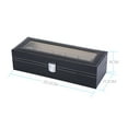 thumbnail image 3 of Caja de reloj, reloj de 6 rejillas, caja de presentación de cuero de PU, caja de reloj, tecnología innovadora Jadeshay A, 3 of 8