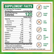 Zammex Organic Hydro Pea Protein Powder, Natural Flavor, Vegan Protein Powder, Plant Based, Certified USDA, 2.62 lbs