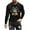 Black, variant on UVEASISHA Mens Mardi Gras Tshirt Crewneck Casual Long Sleeve Shirts Fancy Mask Graphic Tees Stretchy Slim Fit Gym Workout T-Shirts Wine M