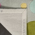 thumbnail image 4 of SAFAVIEH Soho Dots Geometric Wool Area Rug, Grey/Multi, 5' x 8', 4 of 8