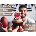 thumbnail image 3 of Wisconsin - Decoración Para Cupcakes (24 Piezas) (Tejones De Wisconsin), 3 of 5