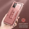 thumbnail image 5 of Dexnor for Samsung Galaxy Note 20 5G Case, [Built in Screen Protector and Kickstand] Heavy Duty Military Grade Protection Shockproof Protective Cover for Samsung Galaxy Note 20 Rose Gold, 5 of 6