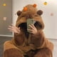 thumbnail image 5 of Disfraz de Cosplay de Capybara para adultos, pijamas de dibujos animados de Halloween, camisón de Anime, Onesie Kigurumi de unicornio, ropa de dormir de invierno, 5 of 5