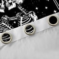 thumbnail image 4 of Homewish Couple Skeleton Skull Blackout Curtains Set of 2 (52x84 Each), Gothic Romantic Anniversary Window Curtains, Bohemian Sun Galaxy Curtains and Drapes, Curtains and Drapes Decor, 4 of 6