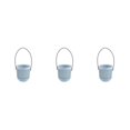 thumbnail image 1 of Maytalsory Wall-Mounted Japanese Style Planter Dual Layer For Better Water Absorption Outer Layer Keeps Water Draining Functional Blue 8.7*9.5*20.5cm 3PCS, 1 of 6