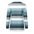 thumbnail image 5 of FNFYFH Half Zip Sweatshirts for Women Fashion Striped Pullover Loose Fit Long Sleeve Crewneck Tunic Sweatshirt 2025 Zipper Tops Shirts Red XXL Clearance Deals, 5 of 5