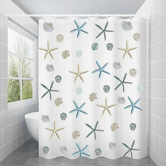 Fridja Shower Curtain Bathroom Curtain Partition Curtain Waterproof Shower Curtain Shower Curtain Waterproof Mildew-proof Wet And Dry Separation Clearance