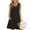 #A01-Black, variant on Girls Dresses Casual A-Line Striped Sleeveless Tank Dresses Cute Basic Swing Skirt with Pockets for 4-14t Kids,Green 6-8 Years