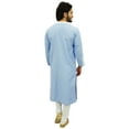 thumbnail image 5 of Atasi Men's Classic Kurta Pajama Set Long Cotton Shirt Ethnic Casual Wear-Small, 5 of 7