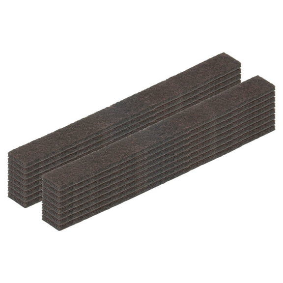 Felt Strips with Adhesive Backing, 16 Pack 1/2" x 6" x 0.12" Adhesive Felt Strips Anti Scratch Furniture Felt Tapes Self-Stick Felt Pads for Protecting Hardwood Floor, Light Brown