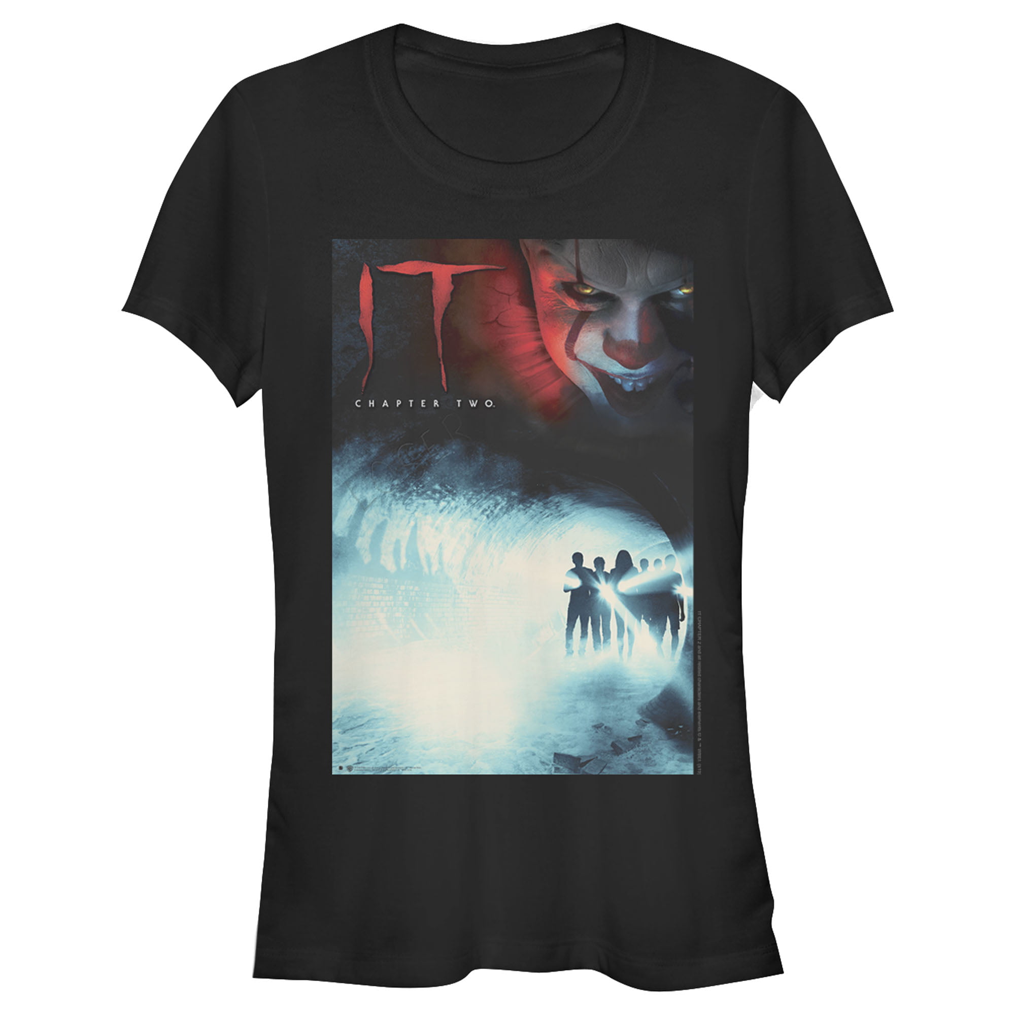 biord Spille computerspil Udsøgt Junior's IT Chapter Two Chapter Two Theatrical Poster Graphic Tee Black 2X  Large - Walmart.com