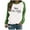 Green, variant on Moocorvic Long Sleeve Shirts for Women Fashion Loose Women's Round Neck Casual Long Sleeve Printed Ladies Sweatshirt Tops