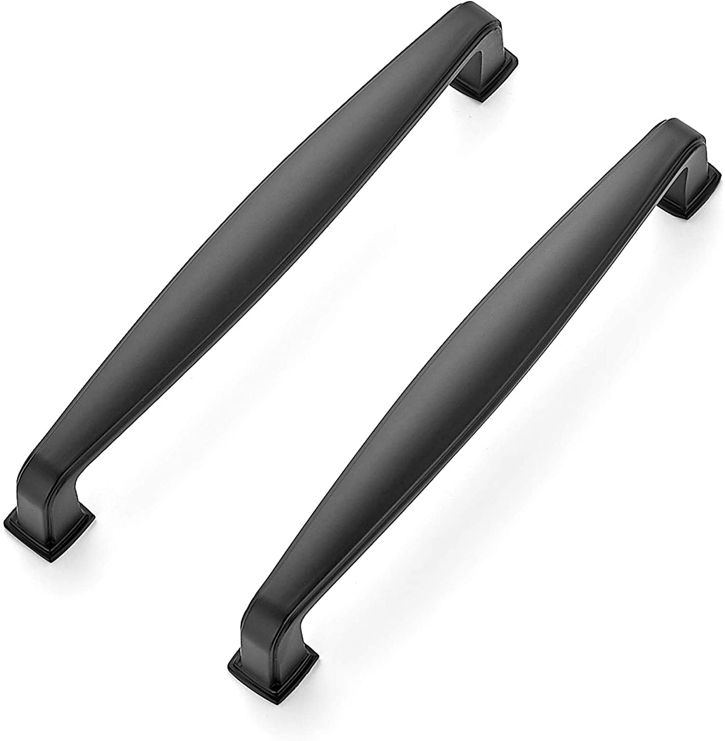 Zoizocp 20 Pack Solid 5 Inch Kitchen Handles Matte Black