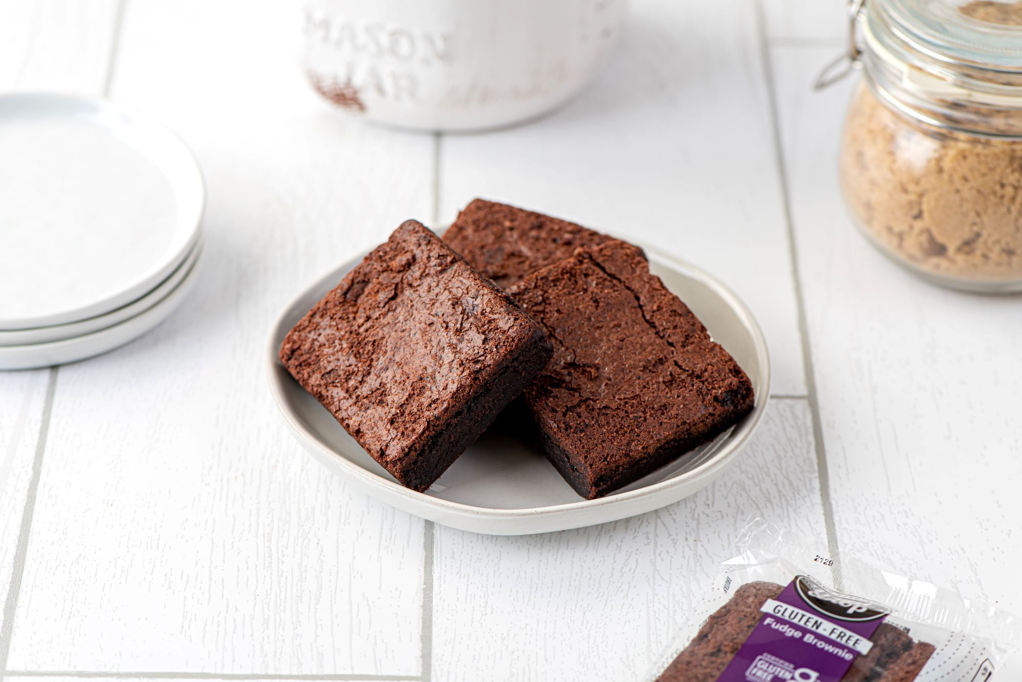 Our Specialty Gluten Free Chocolate Fudge Brownies, Individually Wrapped, 12 Pack
