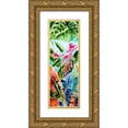 thumbnail image 1 of Kovacs, Anna Brigite 13x32 Gold Ornate Wood Framed with Double Matting Museum Art Print Titled - Tropical II, 1 of 4