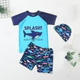 thumbnail image 2 of Plus Size Bathing Suits 2 Piece Boy Swimsuit Size 6 Three Piece Toddlers And Baby Boys Swimsuit Long Sleeve Short Sleeve Cartoon Cute Toddlers Kids Student Swimsuit, 2 of 4
