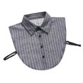 thumbnail image 2 of kusrkot Blouse pour Femmes Col Insert Amovible - Noir, comme Décrit, 2 of 9