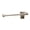 Satin Nickel, variant on Alno Luna Single Post Tissue Holder - Right Hand - Polished Brass