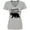 AC-Heather Grey, variant on Inktastic Granny Bear in Black Women's V-Neck T-Shirt