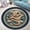 3d Dragon -10, variant on Sunflower Bee Round Area Rug, cheerful floral and insect circle carpet for entryway or dining space, soft washable non-slip floor mat, rustic country garden décor