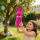 thumbnail image 5 of Decoraciones de Pascua, Adornos de Pascua, Regalos de Pascua Figura de conejo de pie con lazo flocado con temática de Pascua Adornos de espuma, 5 of 7